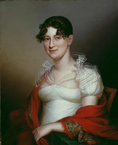 Olivia Simes Morris by James Peale, painting, 1814