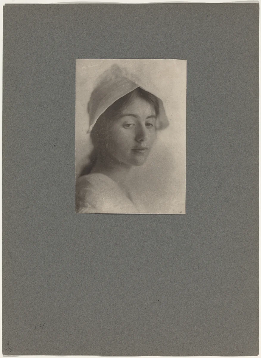 A Study Head by Eva L. Watson, photograph, 1901