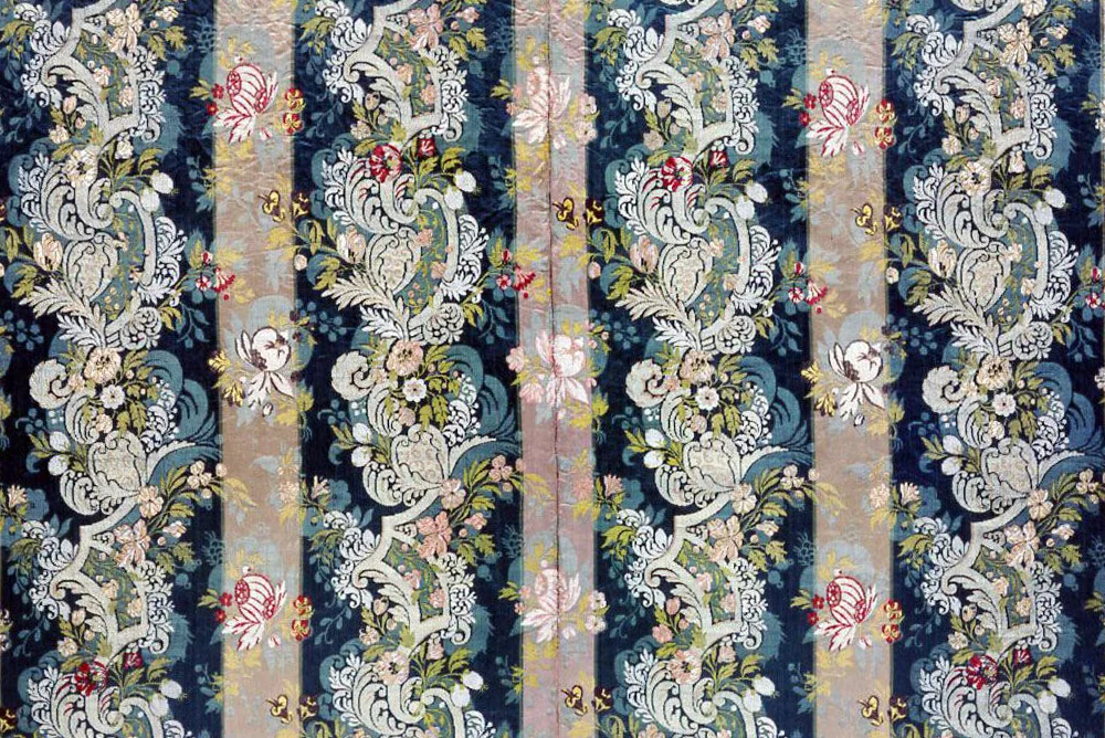 Panel by France, textile, 1707-1720