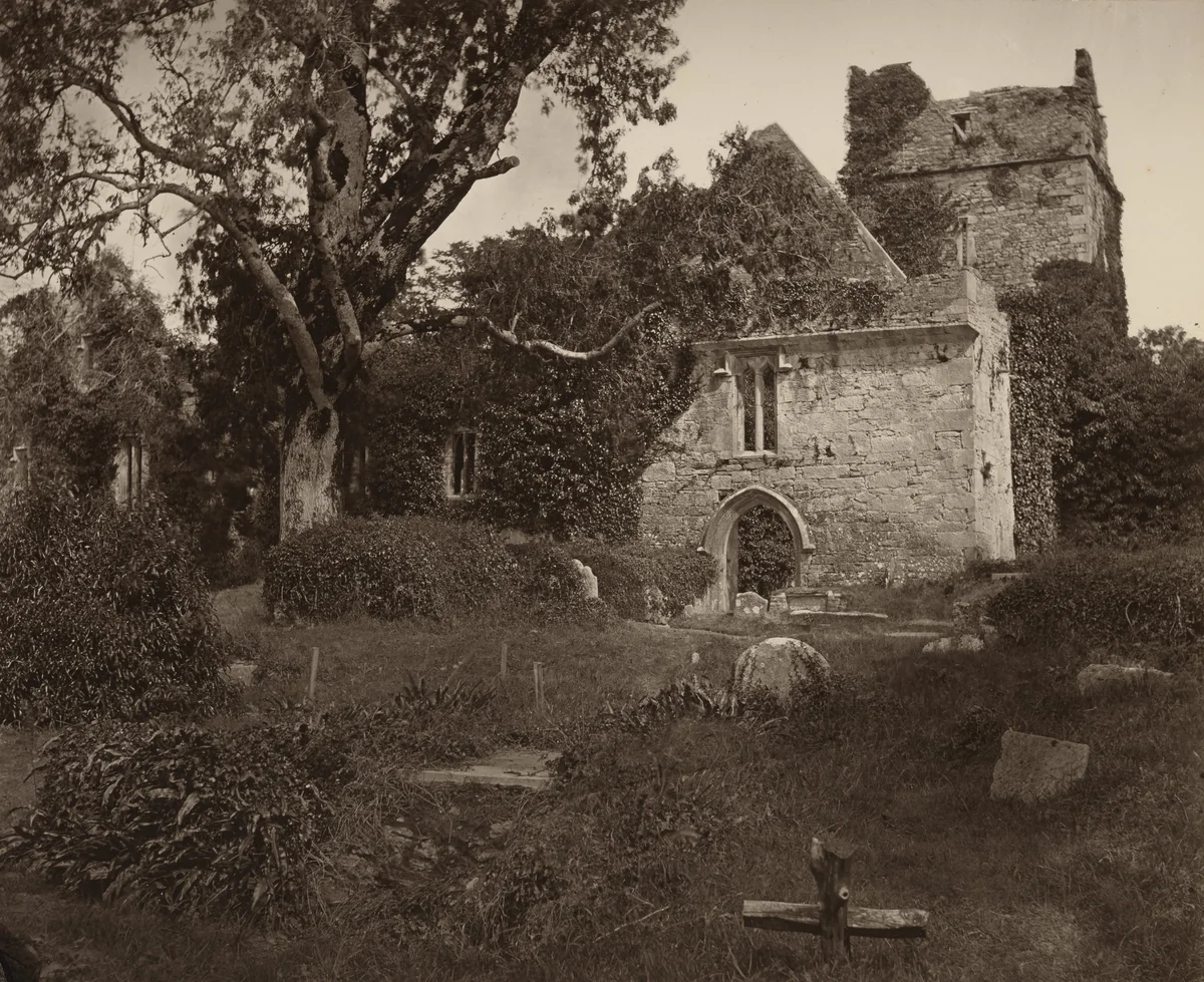 Muckross Abbey, Killarney by Thomas Marcus Brownrigg, photograph, 1860-1870