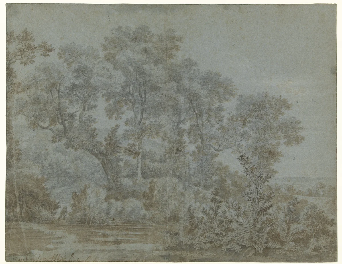 De Wildbaan bij Arnhem by Joris van der Haagen, drawing, 1625-1669
