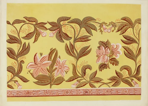 Wallpaper Border by Lee Hager, index of american design, 1935-1942