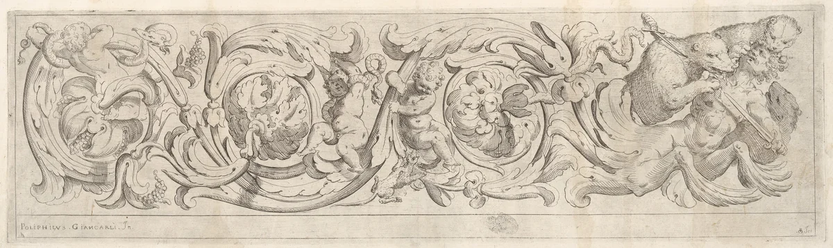 Disegni Varij di Polifilo Zancarli (Friezes) by Polifilo Giancarli, print, 1620-1630