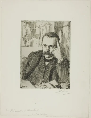 D'Estournelles de Constant by Anders Zorn, print, 1906