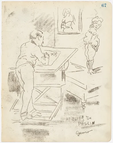 Atelier Pascin by Emil Ganso, drawing
