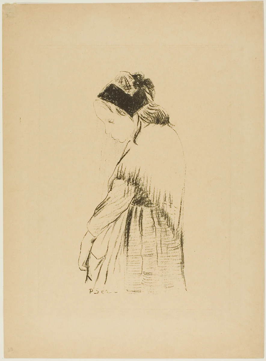 Breton Girl by Paul Sérusier, print, 1885-1895