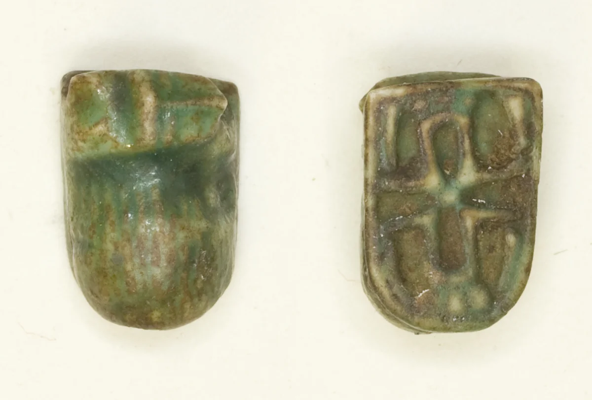 Scaraboid: Cat by Egyptian, other, -1550--1295