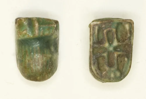 Scaraboid: Cat by Egyptian, other, -1550--1295