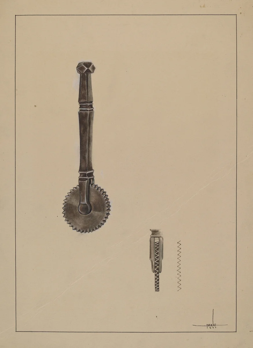 Pastry Jagger by James Drake, index of american design, 1937