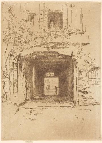 Doorway and Vine by James McNeill Whistler, print, 1880