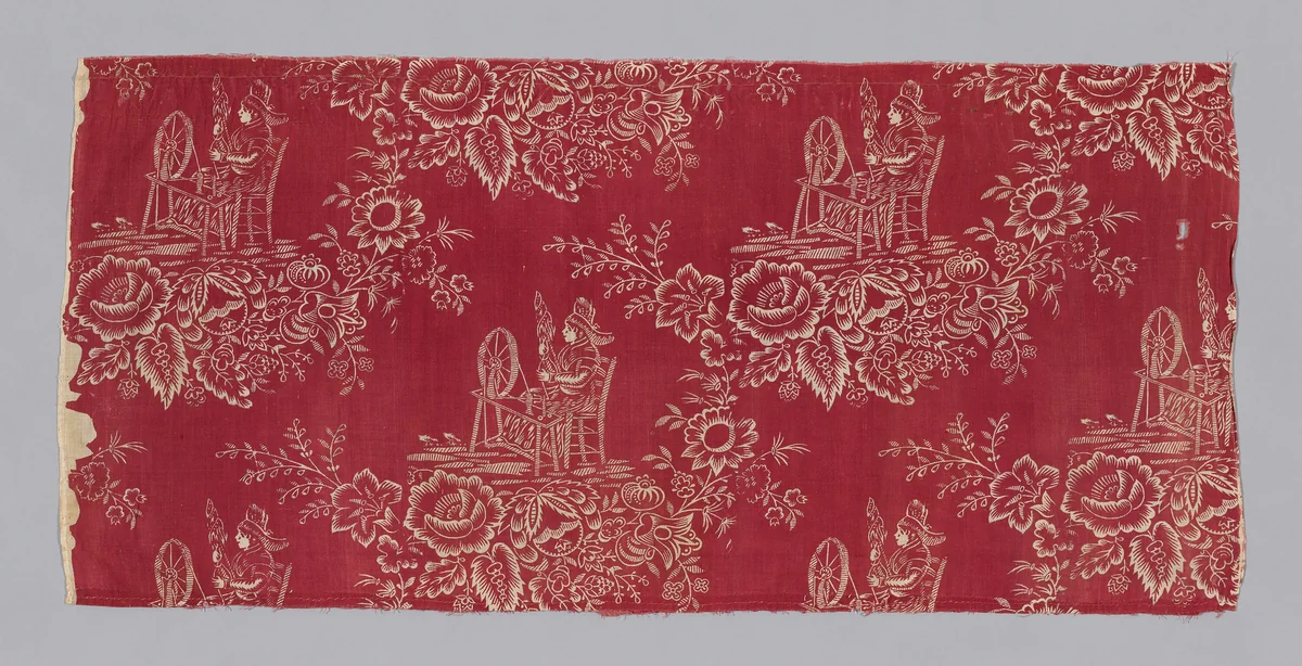 Fragment (Furnishing Fabric) by France, textile, 1790-1810