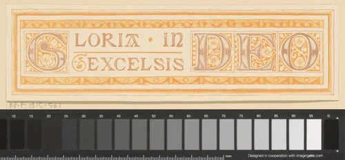 Gloria in excelsis Deo by Antoon Derkinderen, print, 1895