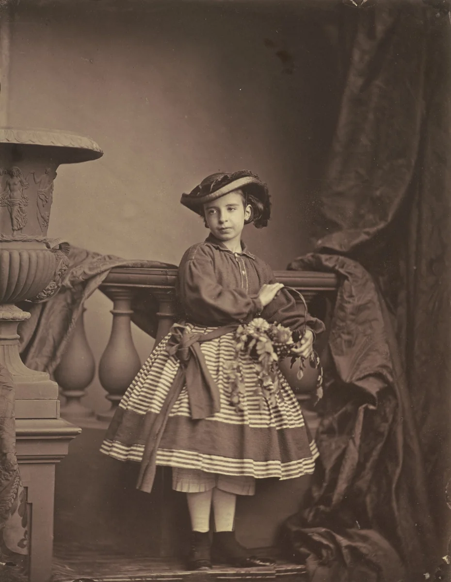 Portrait of a Girl by Antoine-Samuel Adam-Salomon, photograph, 1850-1859