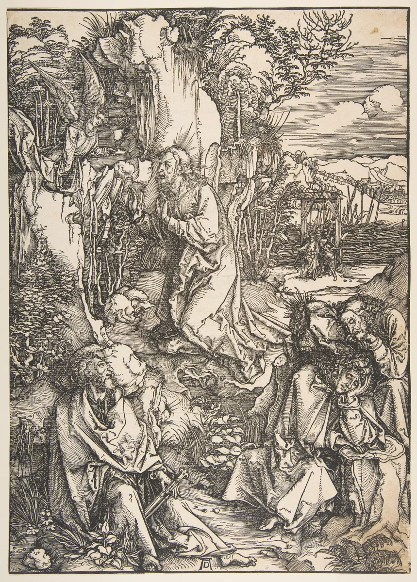 The Agony in the Garden by Albrecht Dürer, print, 1485-1528