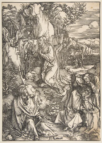 The Agony in the Garden by Albrecht Dürer, print, 1485-1528