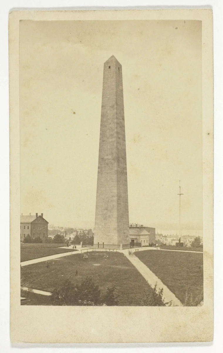 Bunker Hill Monument by Allen American, photograph, 1875-1900
