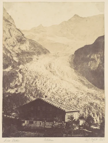 Swiss Glacier by John Joscelyn Coghill, photograph, 1850-1859
