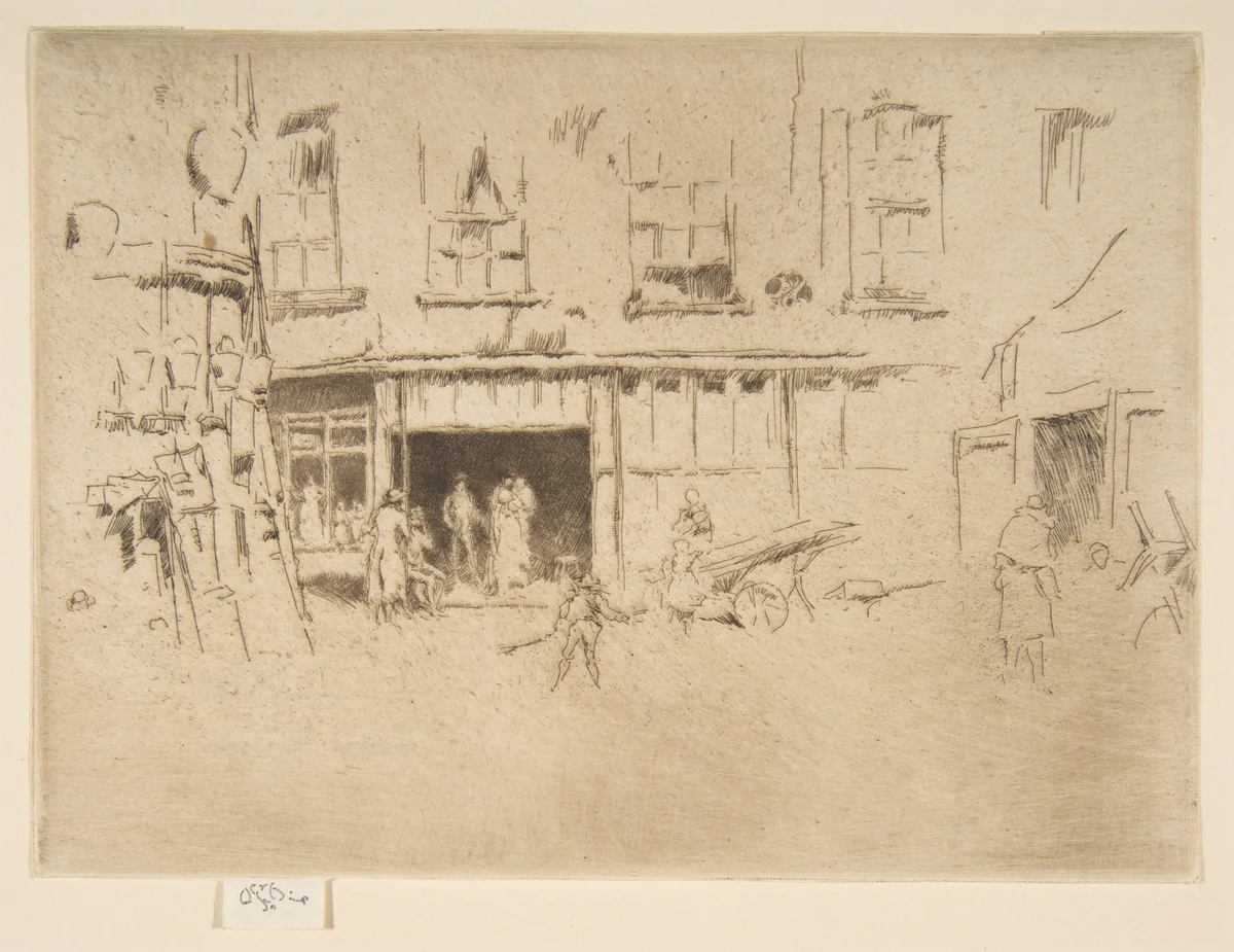 Little Court by James McNeill Whistler, print, 1880-1881