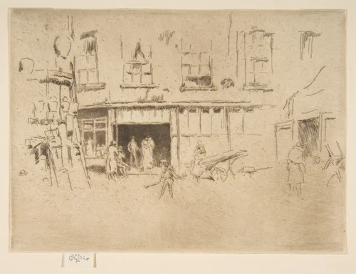 Little Court by James McNeill Whistler, print, 1880-1881