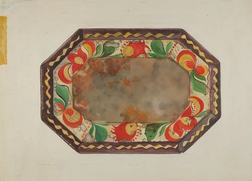 Tray by American 20th Century, index of american design, 1935-1942