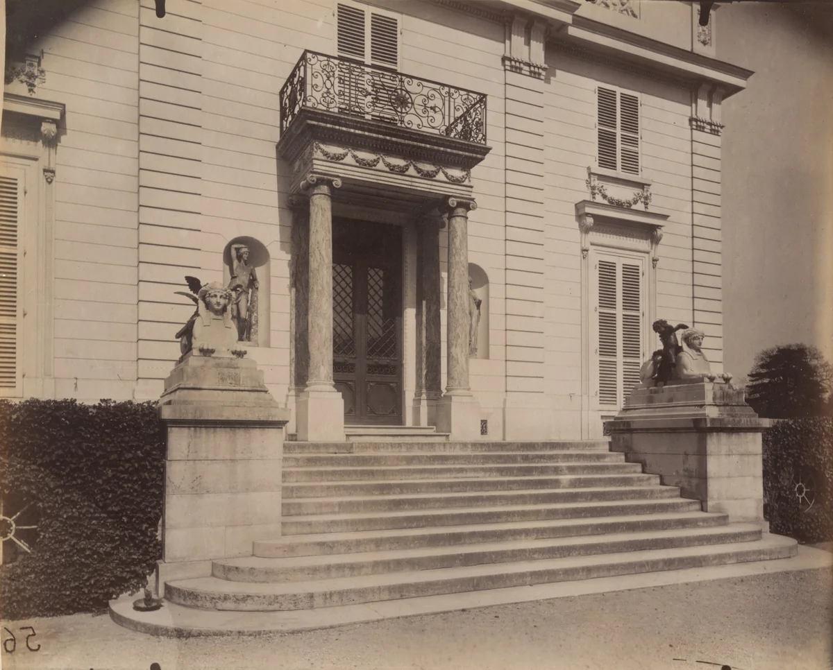 Château de Bagatelle by Eugène Atget, photograph, 1909