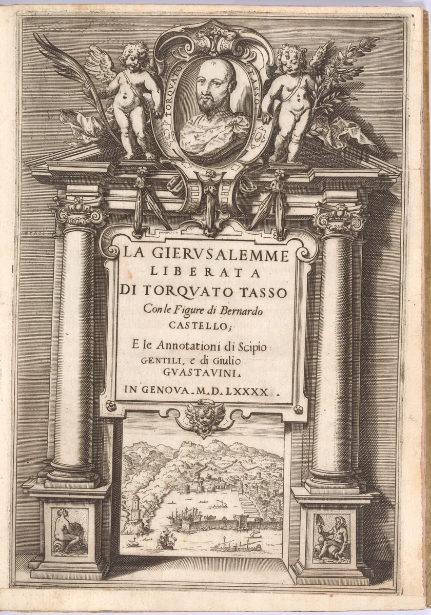 La Gierusalemme Liberata by Torquato Tasso, book, 1590