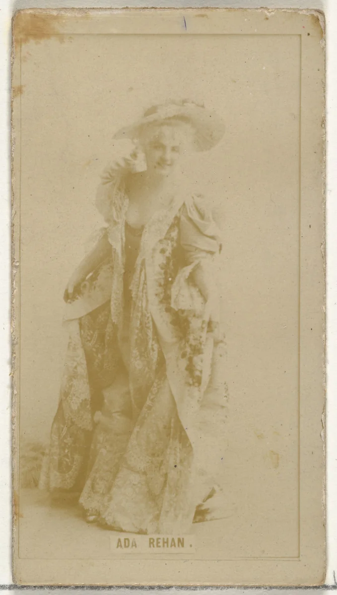Ada Rehan, from the Actors and Actresses series (N145-8) issued by Duke Sons & Co. to promote Duke Cigarettes by W. Duke, Sons & Co., photograph, 1890-1895