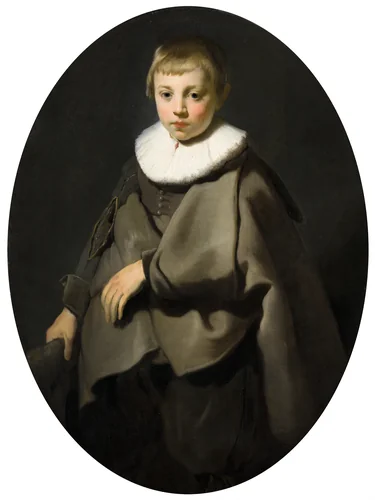 Portrait of a Boy in Grey by Jacob Adriaensz Backer, painting, 1634
