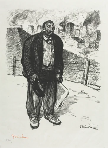 L'Honnête ouvrier by Théophile Alexandre Steinlen, print, 1899