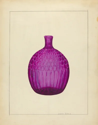 Flask by John Dana, index of american design, 1940