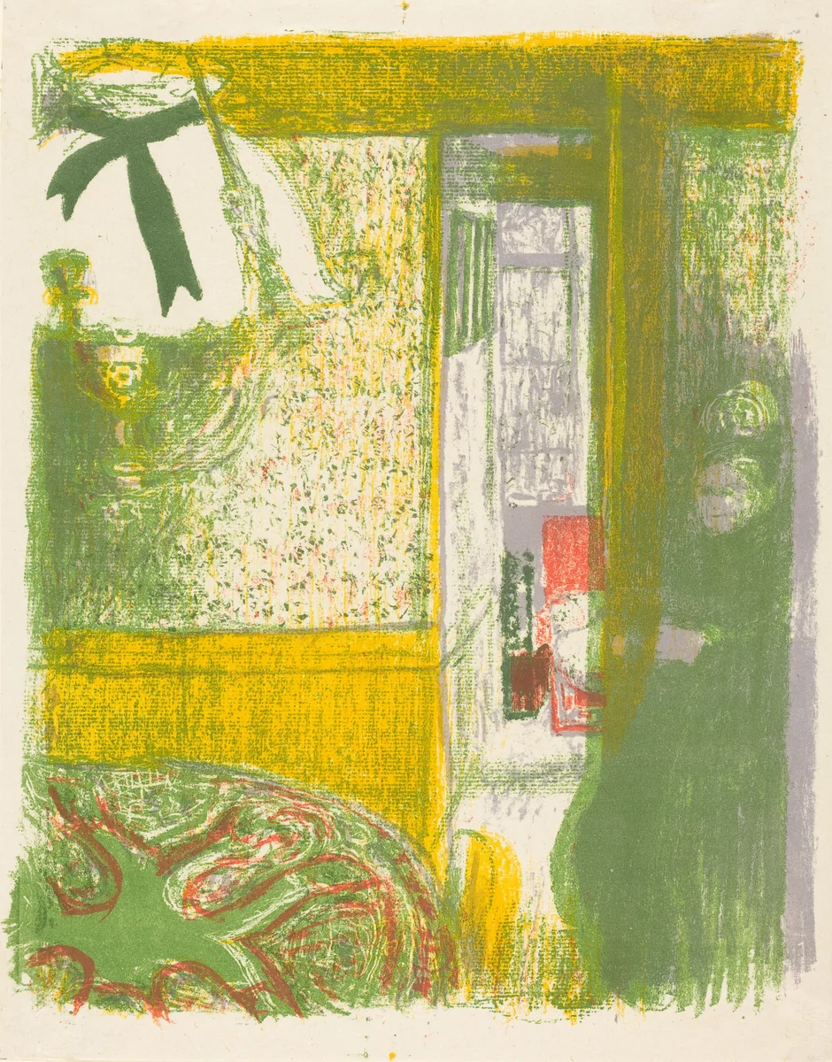 Interior with Hanging Lamp (Interieur à la suspension) by Edouard Vuillard, print, 1899