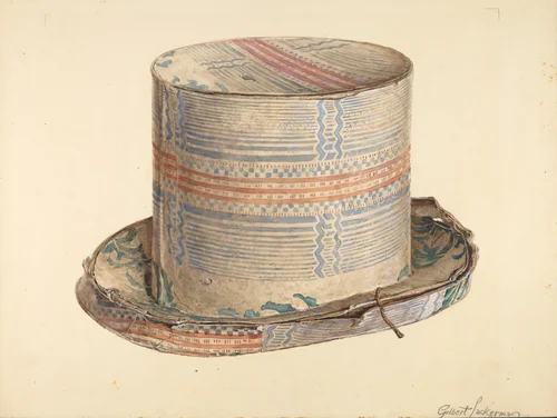 Bandbox by Gilbert Sackerman, index of american design, 1939