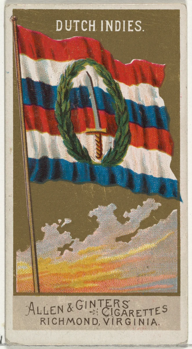 Dutch Indies, from Flags of All Nations, Series 2 (N10) for Allen & Ginter Cigarettes Brands by Allen & Ginter, print, 1890