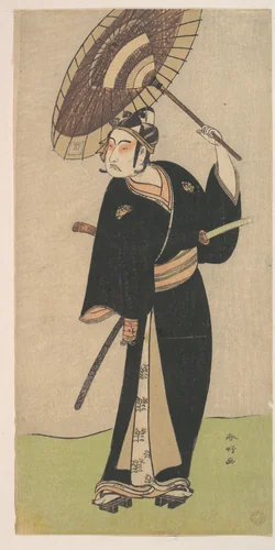 The Third Ichikawa Yaozo in the Role of the Otokodate Sukeroku by Katsukawa Shunkō (勝川春好), print, 1784