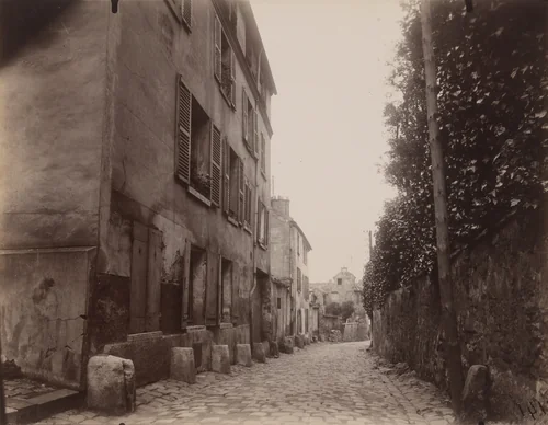 Vanves, vieille rue by Eugène Atget, photograph, 1925