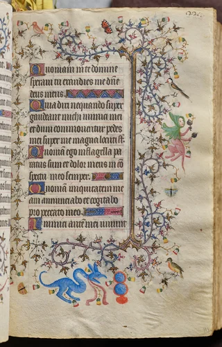 Hours of Charles the Noble, King of Navarre (1361-1425): fol. 111r, Text by Master of the Brussels Initials and Associates, book, 1400-1410