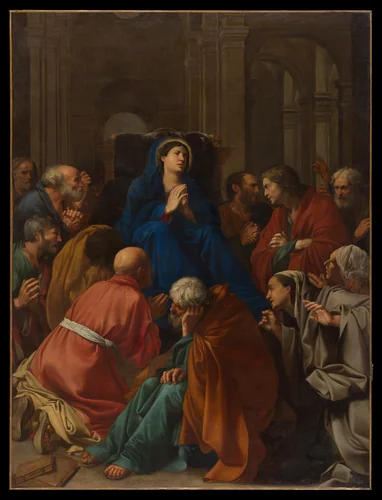 The Dormition of the Virgin by Carlo Saraceni, painting, 1607-1617