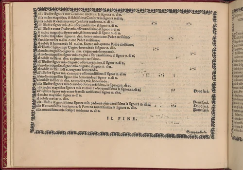 Ghirlanda: Di sei vaghi fiori scielti da piu famosi Giardini d'Italia, page 6 (verso) by Pietro Paulo Tozzi, book, 1604
