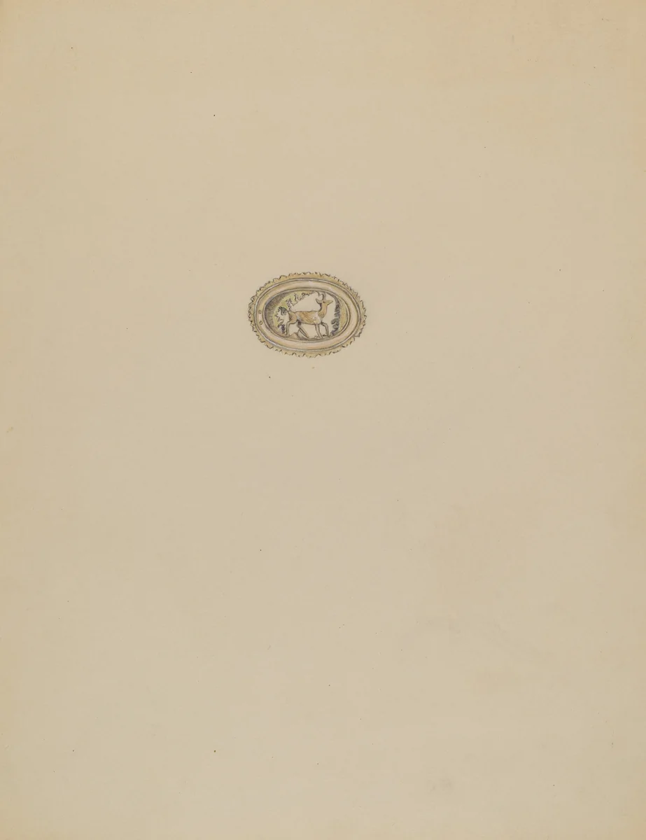 Brooch by Gladys Cook, index of american design, 1936