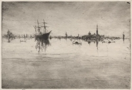 Nocturne by James McNeill Whistler, print, 1879-1880