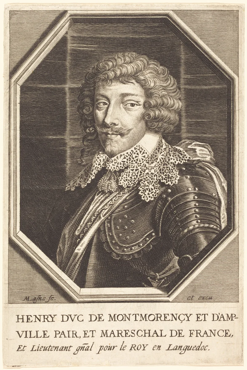Henry II, Duke of Montmorency by Michel Lasne, print, 1590-1667