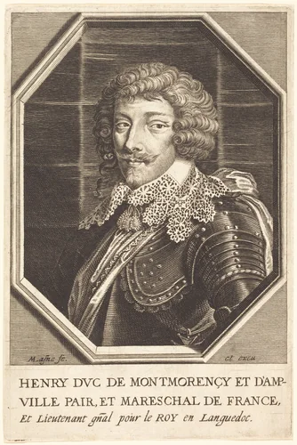 Henry II, Duke of Montmorency by Michel Lasne, print, 1590-1667