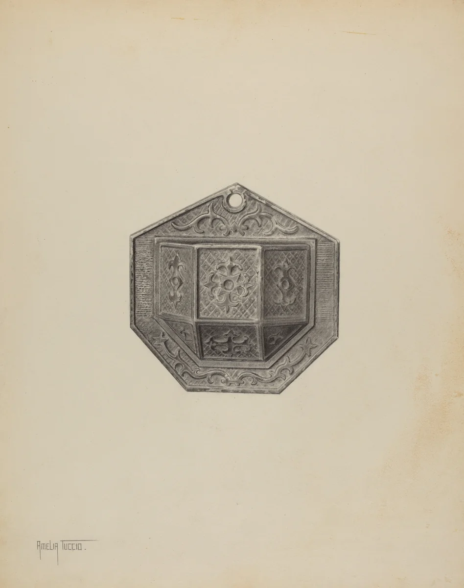 Match Safe by Gordon Sanborn, index of american design, 1940