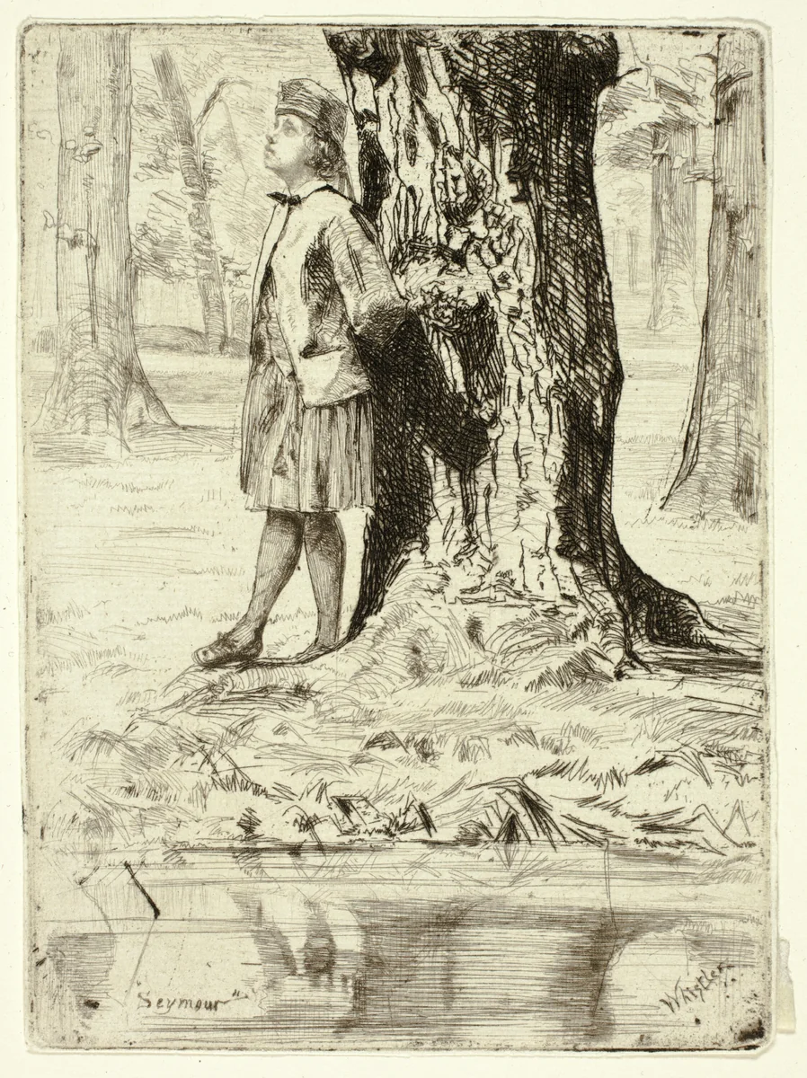 Seymour by James McNeill Whistler, print, 1858-1859