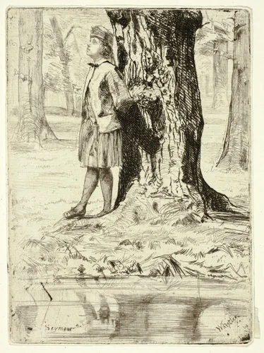 Seymour by James McNeill Whistler, print, 1858-1859