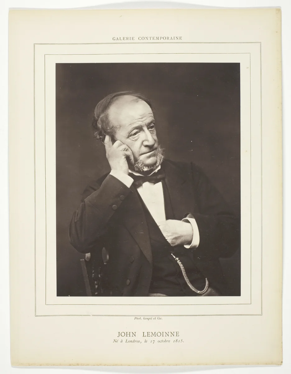 John Lemoinne by Goupil et Cie, photograph, 1875-1885