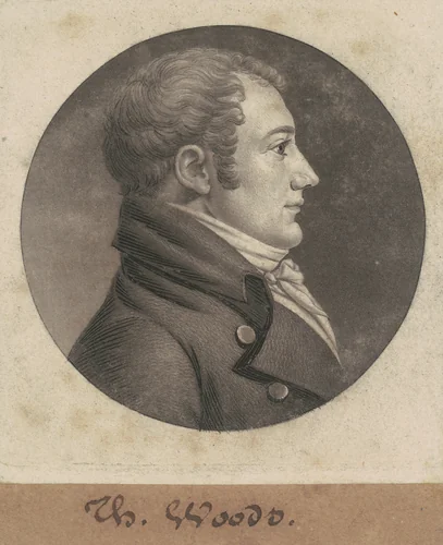 Thomas Woods by Charles B. J. Févret de Saint-Mémin, print, 1803