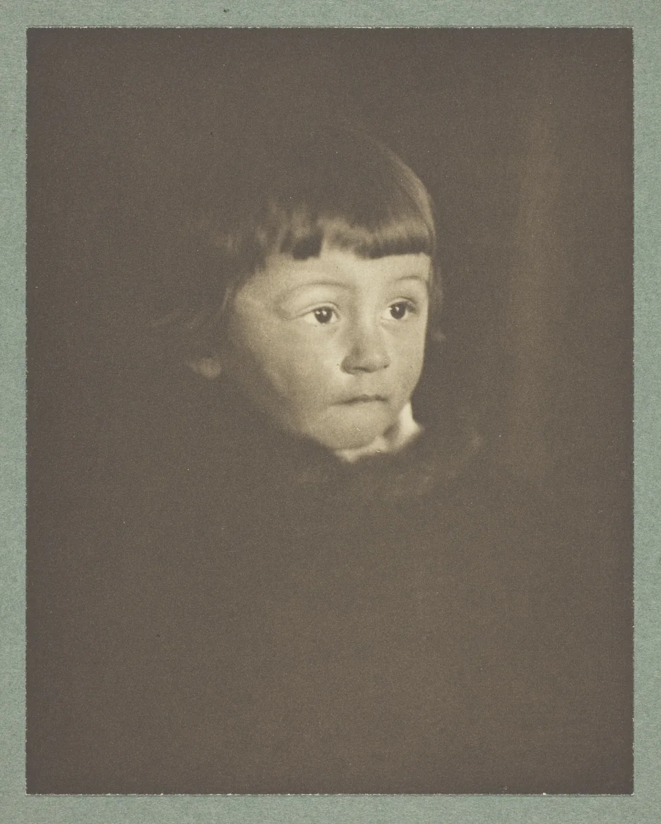 Portrait of a Boy, No. 10 from the portfolio "American Pictorial Photography, Series I" (1899); edition 146/150 by Gertrude Käsebier, print, 1897