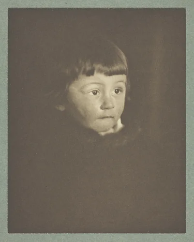 Portrait of a Boy, No. 10 from the portfolio "American Pictorial Photography, Series I" (1899); edition 146/150 by Gertrude Käsebier, print, 1897