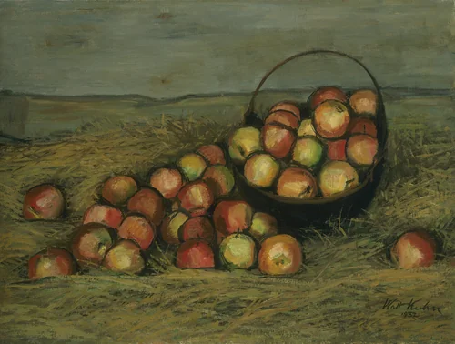 Apples in the Hay by Walt Kuhn, painting, 1932